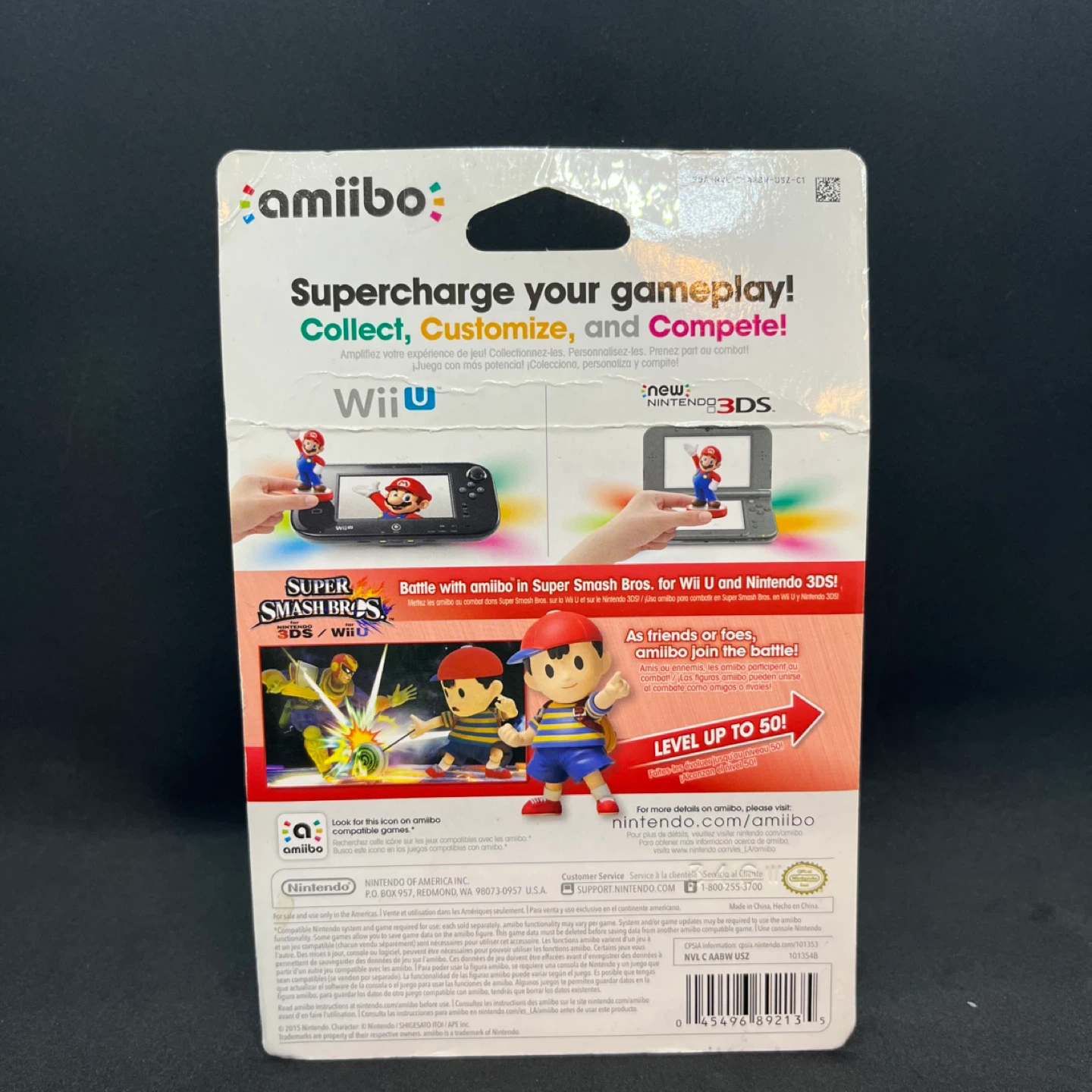 Sealed Ness Super Smash Bros Amiibo - photo 5