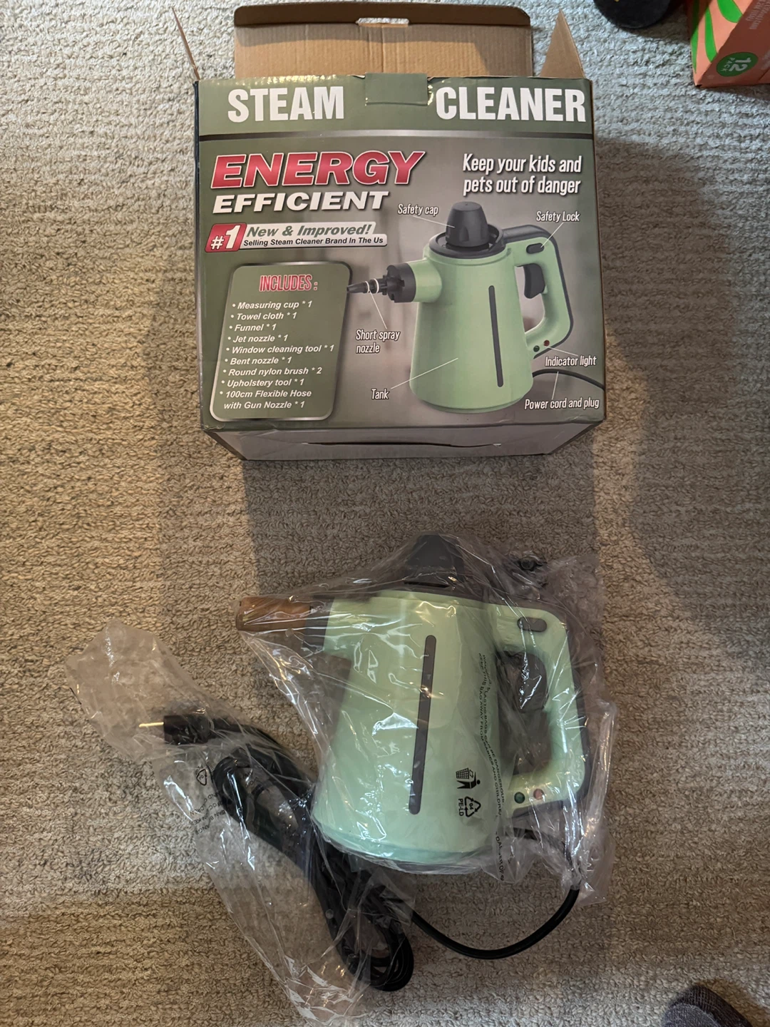 🥕Energy Efficient Steam Cleaner