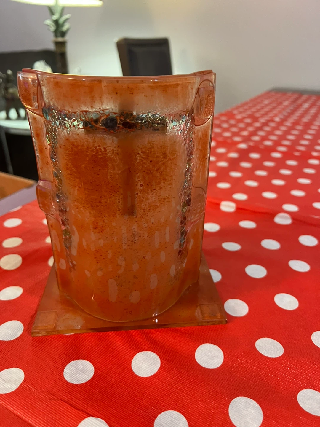 Resin Candle with Crucifix - photo 4