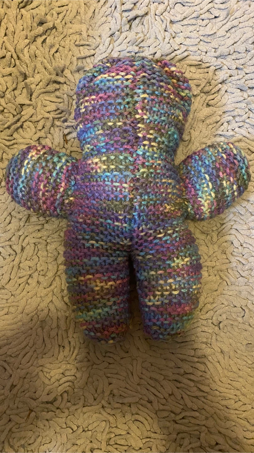 Hand-Knitted Teddy Bear - photo 2