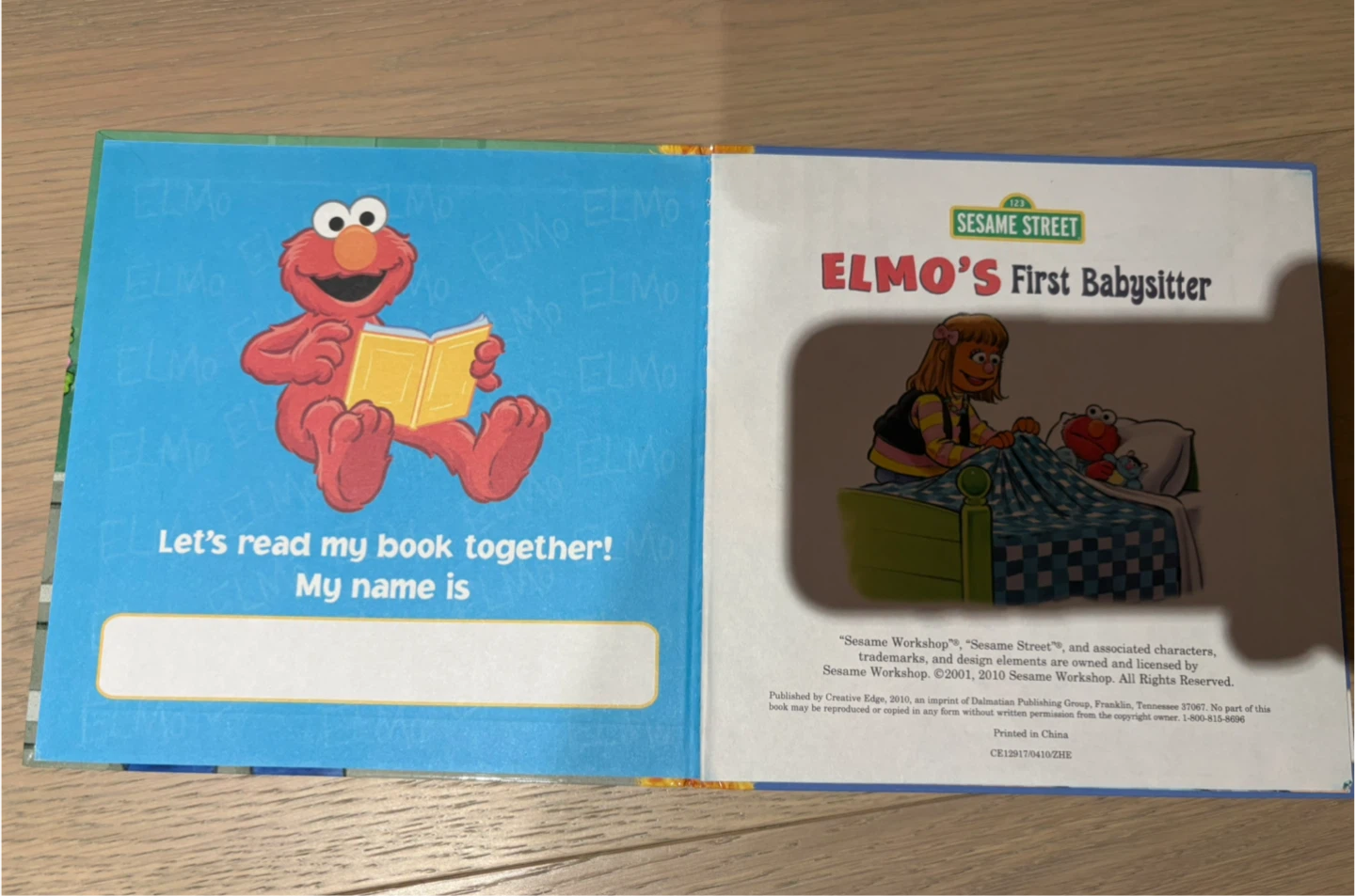 Sesame Street Elmo's First Babysitter Book - photo 2