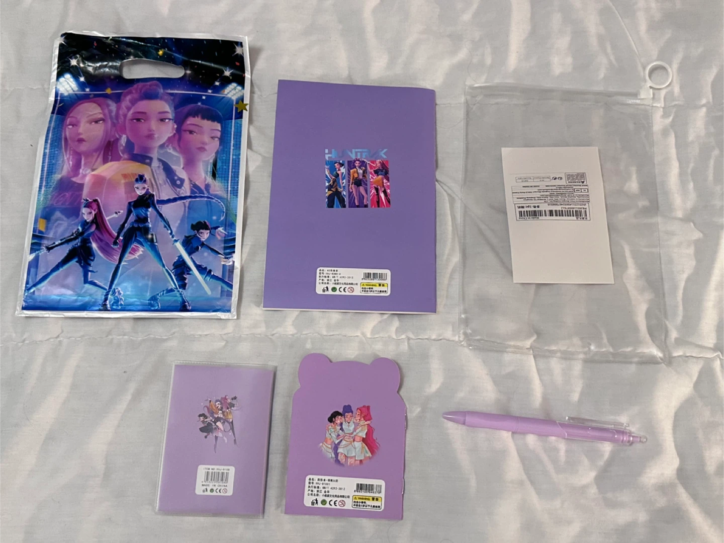 New K-Pop Demon Hunters Stationery Set Pen Notebooks - photo 2