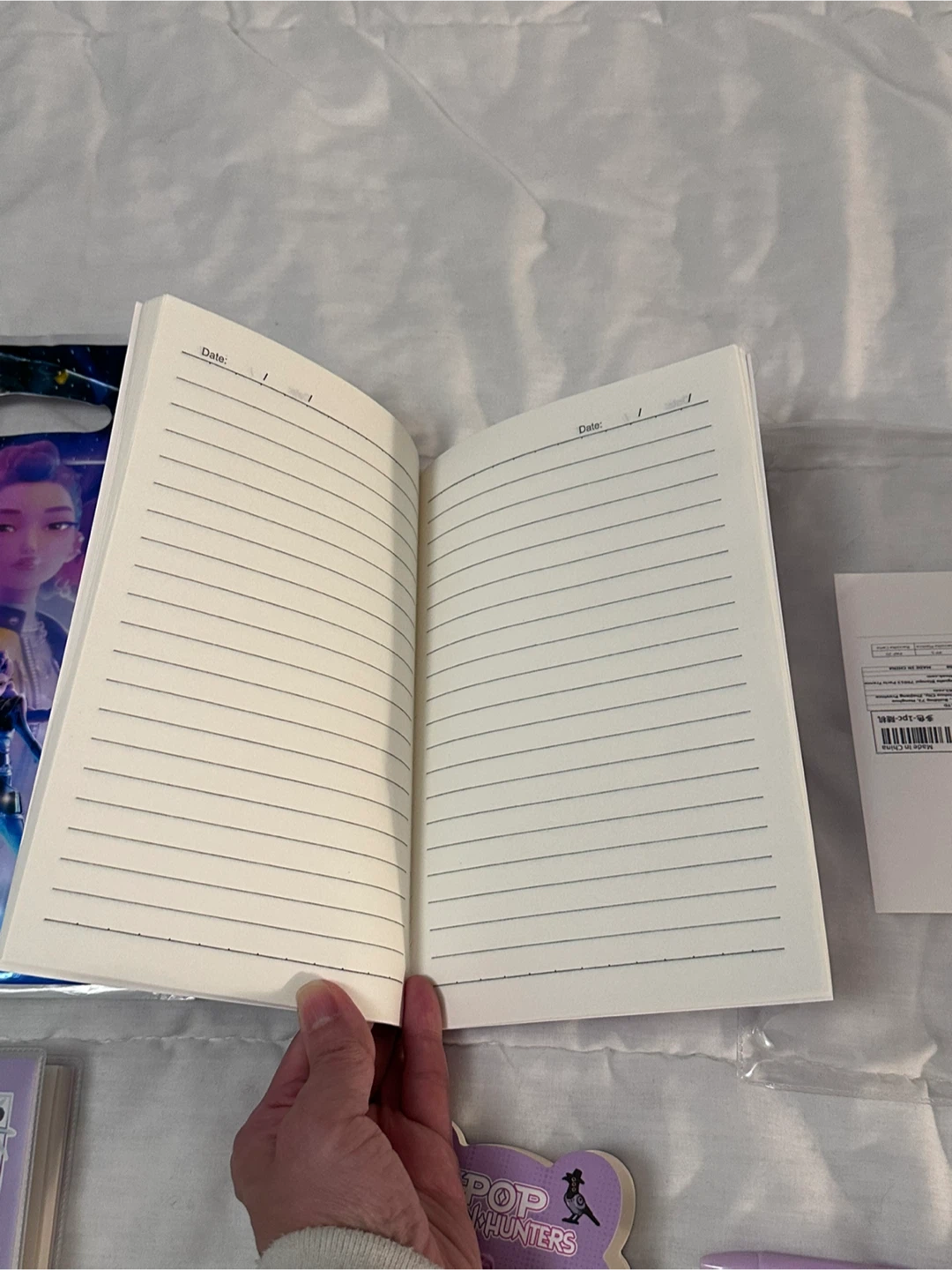 New K-Pop Demon Hunters Stationery Set Pen Notebooks - photo 3