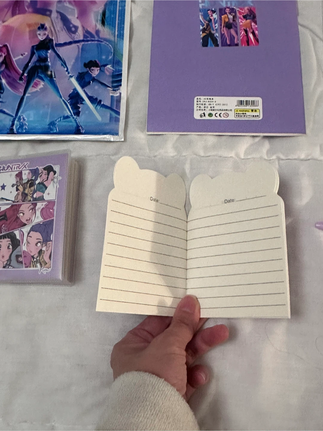 New K-Pop Demon Hunters Stationery Set Pen Notebooks - photo 4