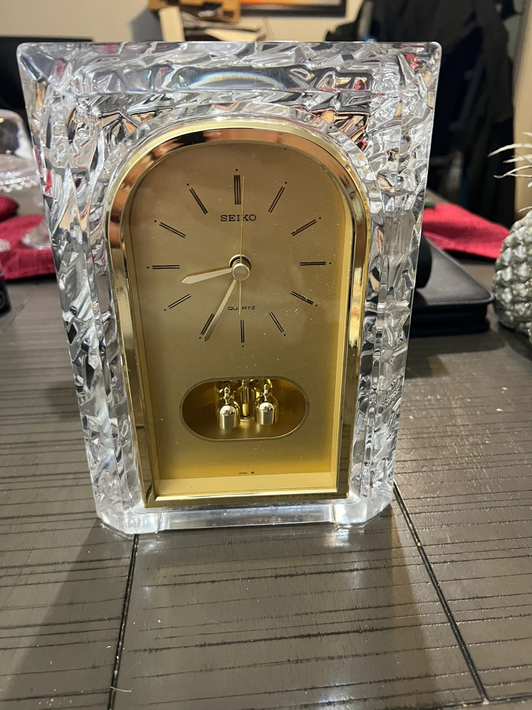Seiko Crystal Quartz Desk Clock - photo 2