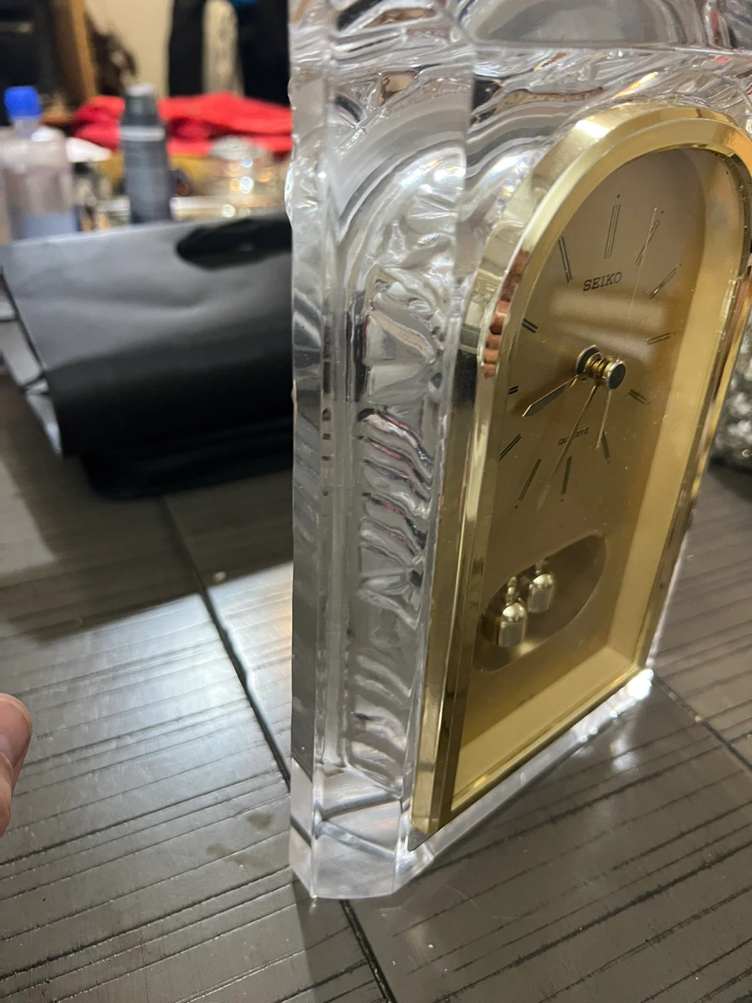 Seiko Crystal Quartz Desk Clock - photo 5