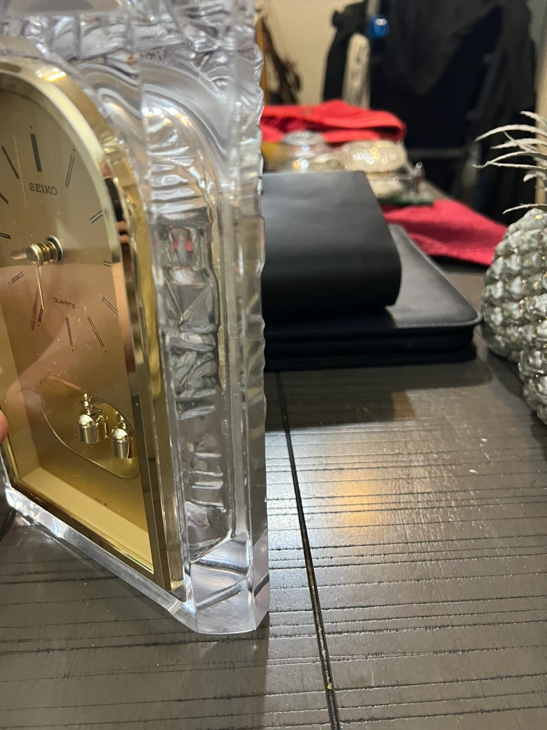 Seiko Crystal Quartz Desk Clock - photo 4