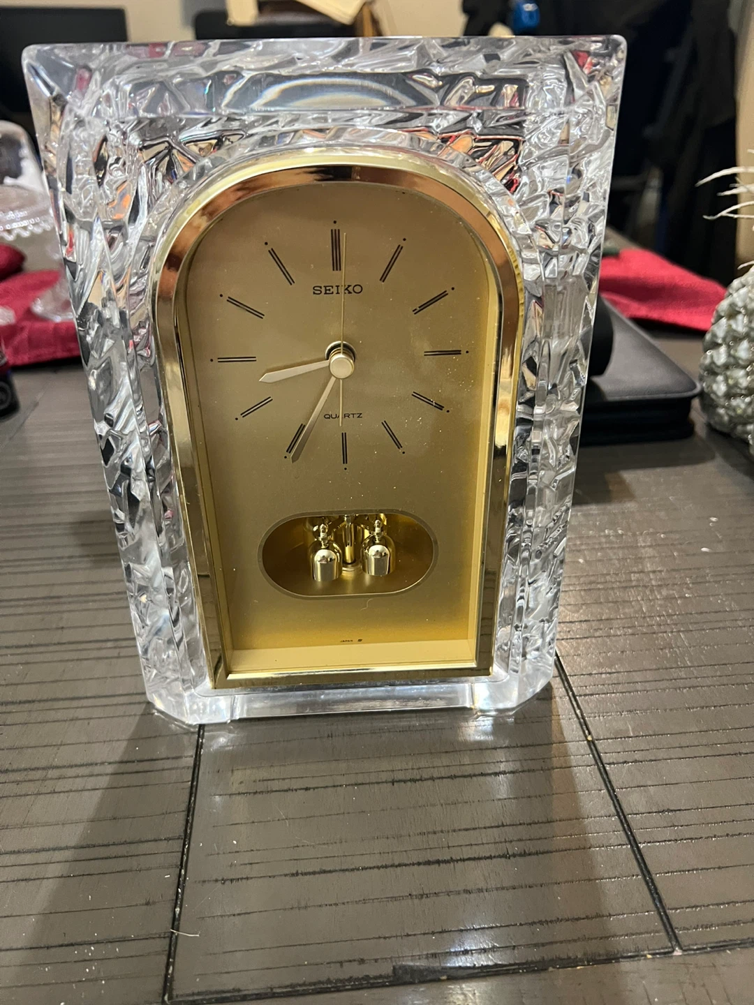 Seiko Crystal Quartz Desk Clock