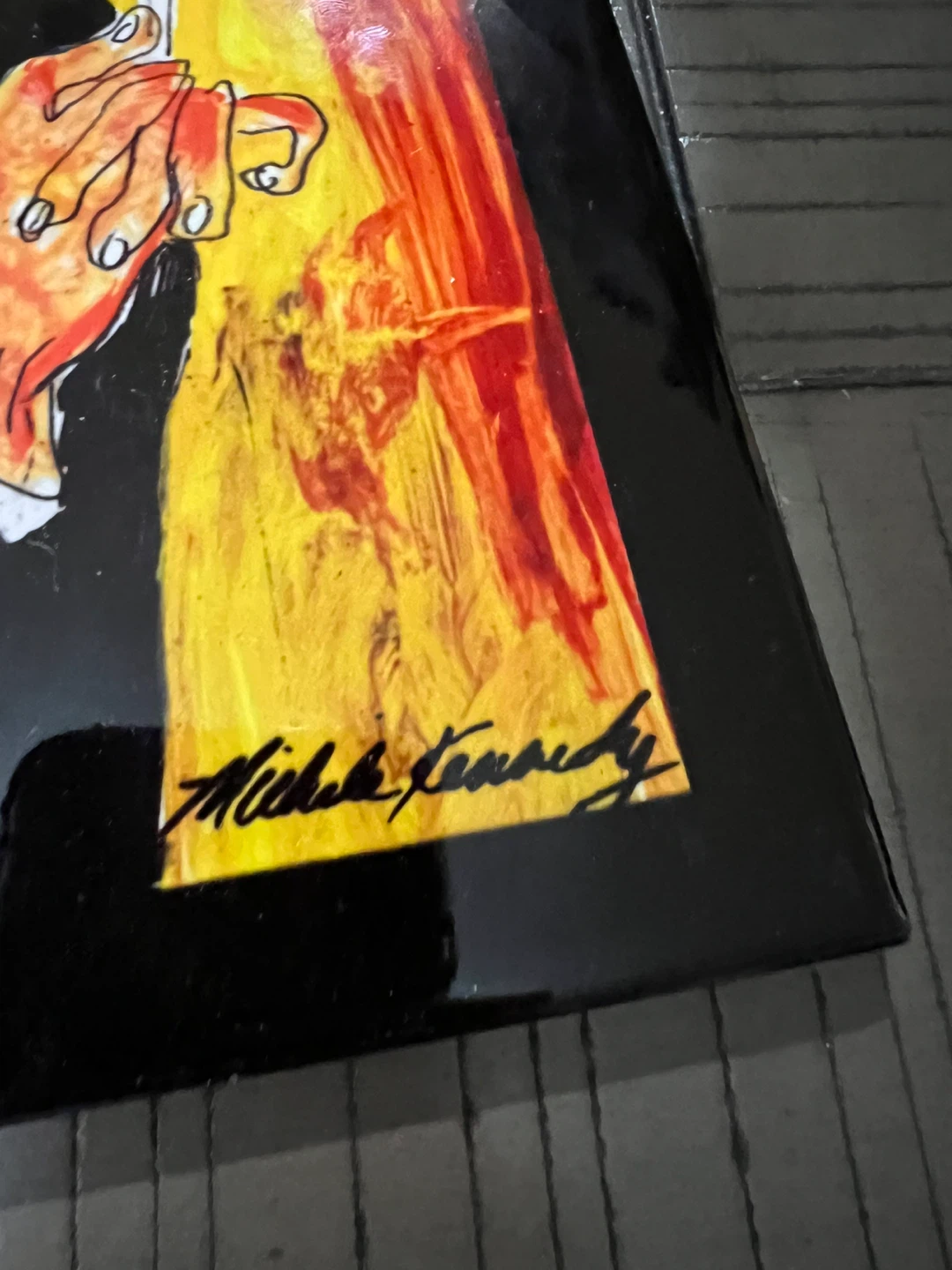 Set of 2 Michele Kennedy Art Coasters - photo 3