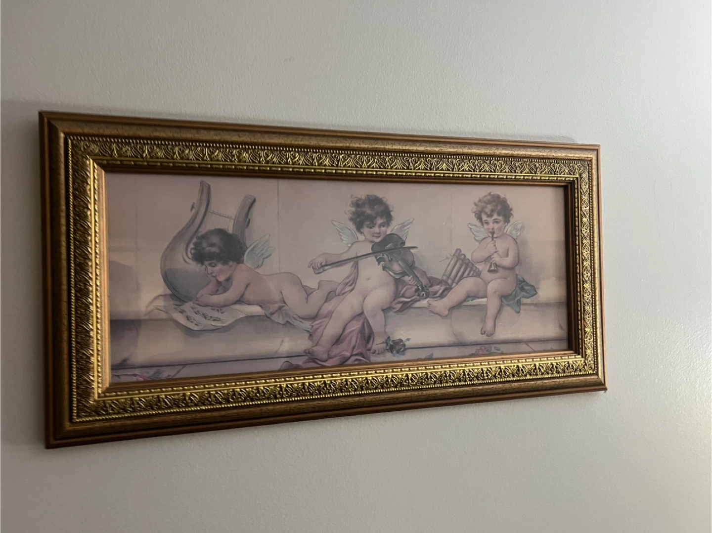 Framed Cherub Art Print - photo 2