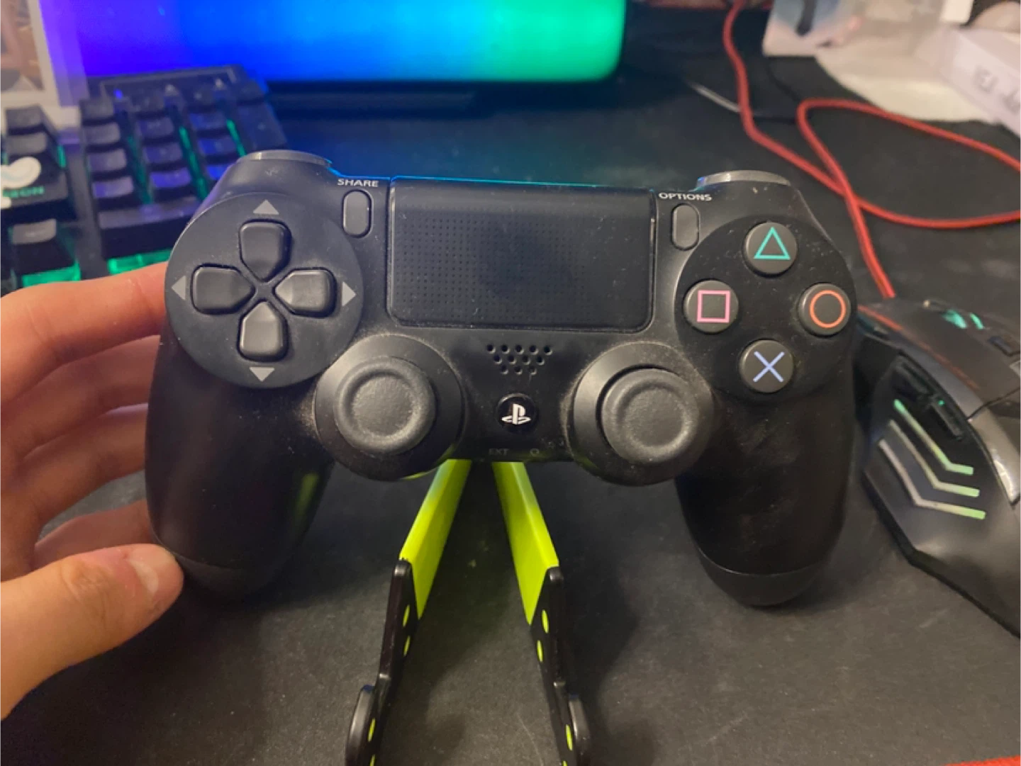 Black PlayStation 4 DualShock 4 Controller
