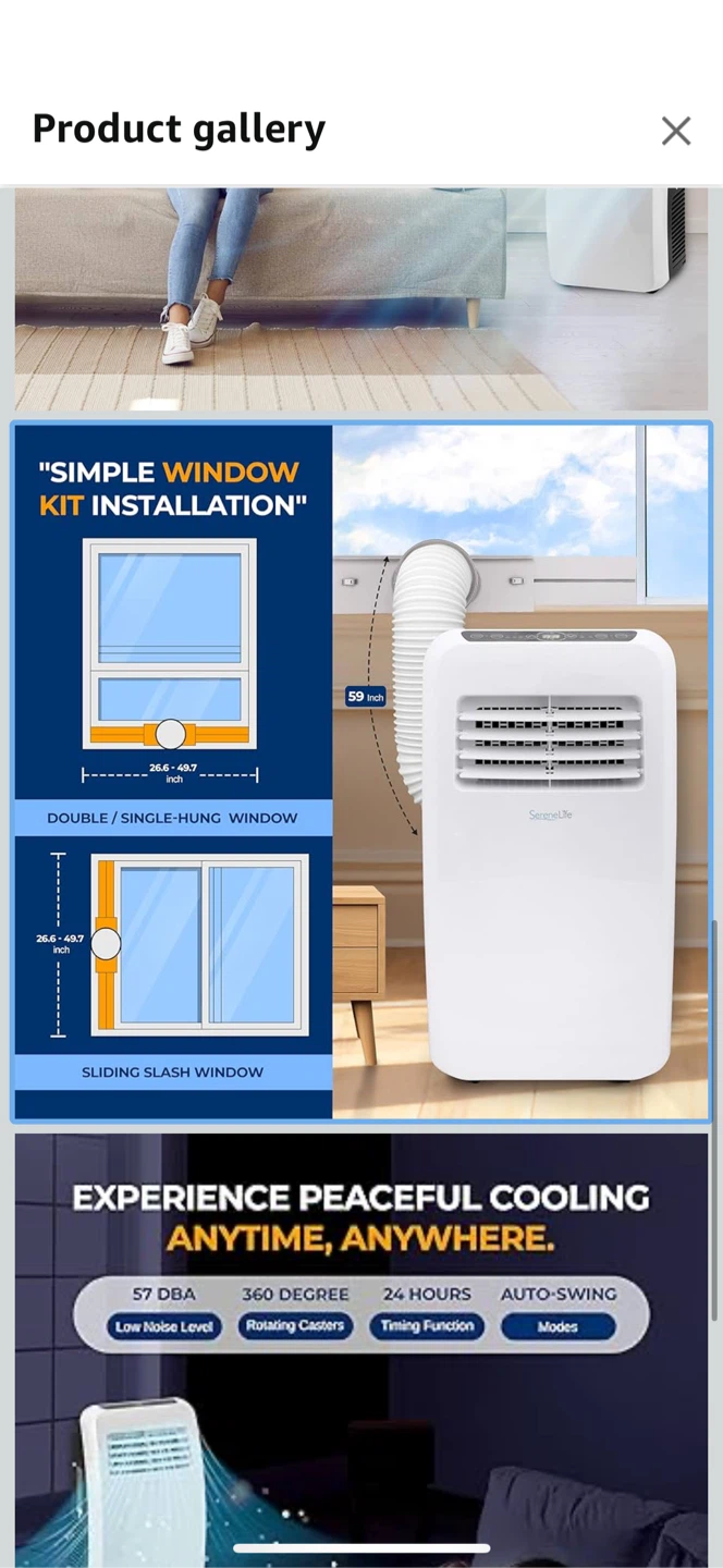 SereneLife Portable Air Conditioner - photo 4