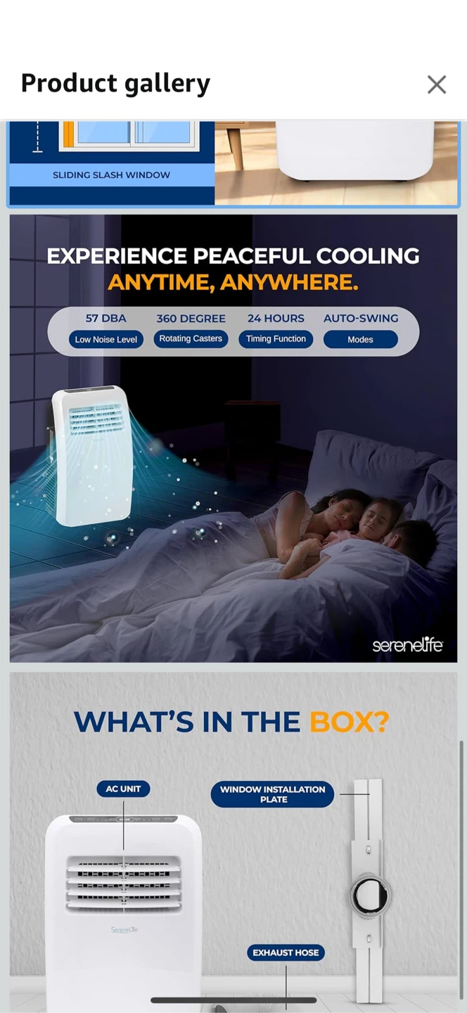 SereneLife Portable Air Conditioner - photo 5