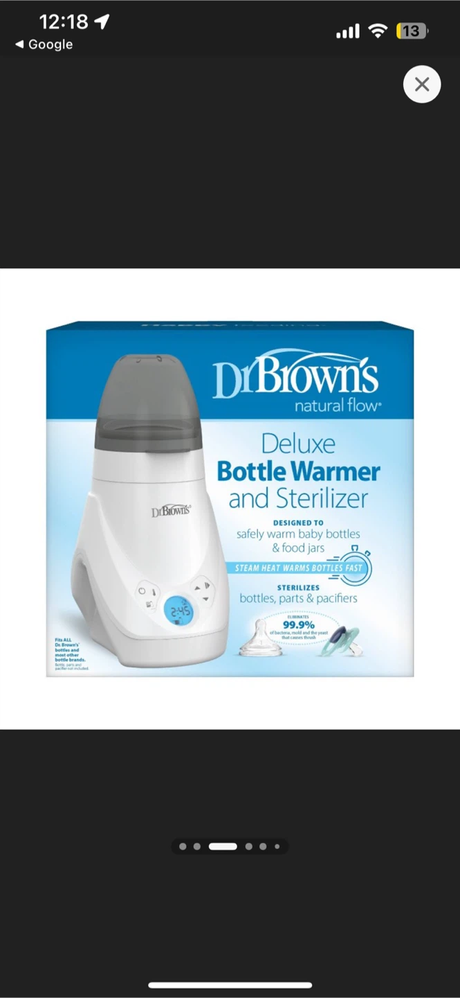 Dr. Brown's Natural Flow Deluxe Bottle Warmer and Sterilizer - photo 2