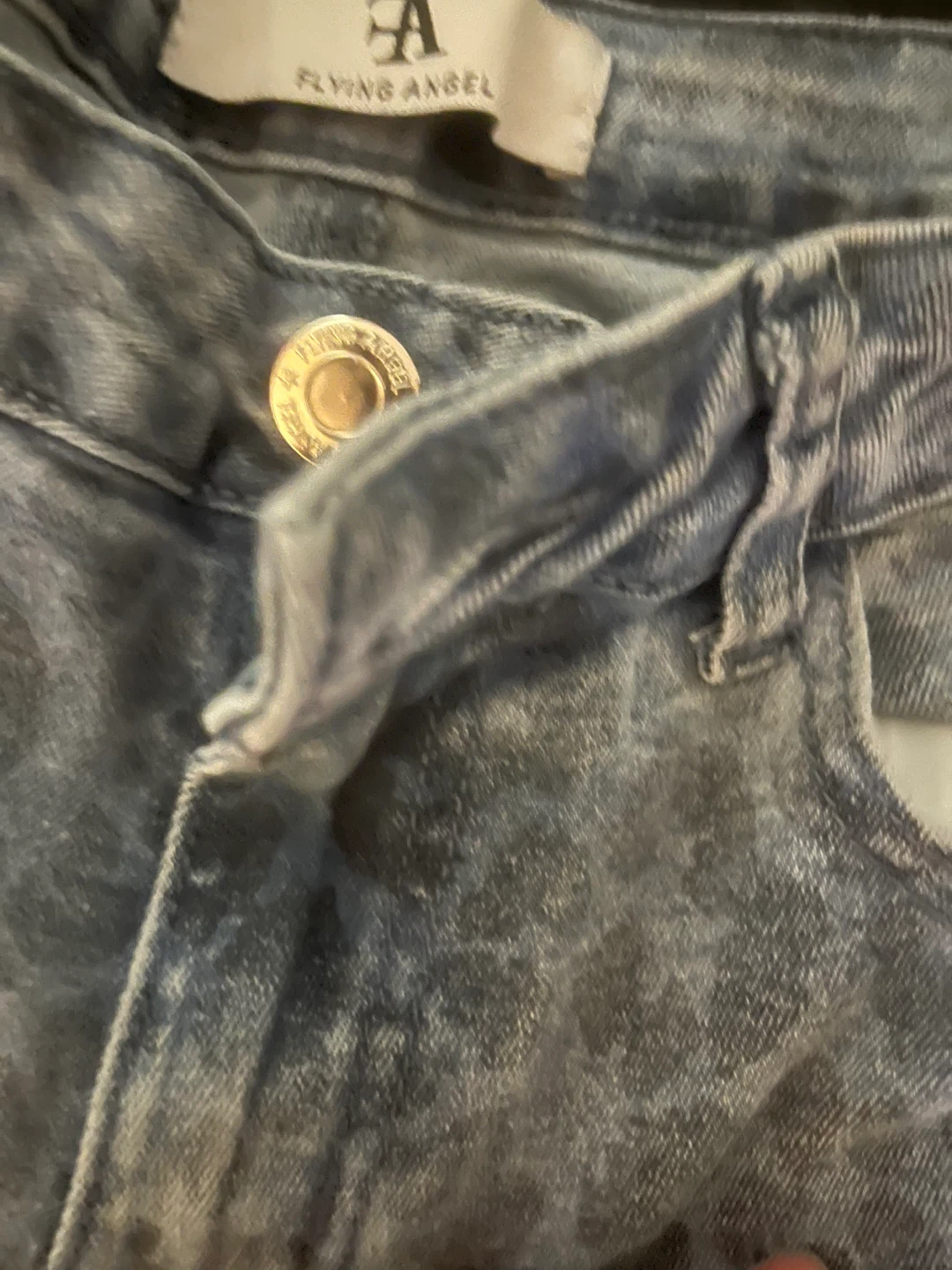 Flying Angel Leopard Print Jeans - photo 2