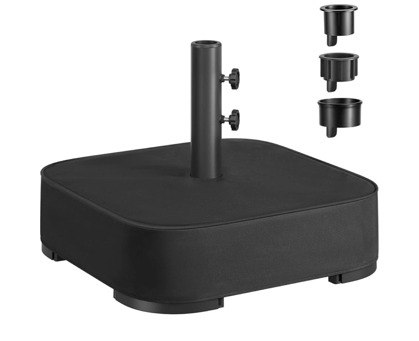 SONGMICS Outdoor Patio Umbrella Base with Wheels