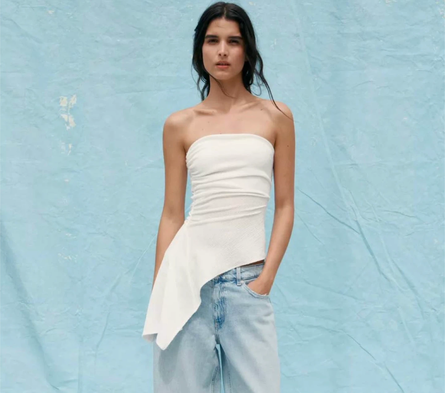 ZARA strapless top - photo 2