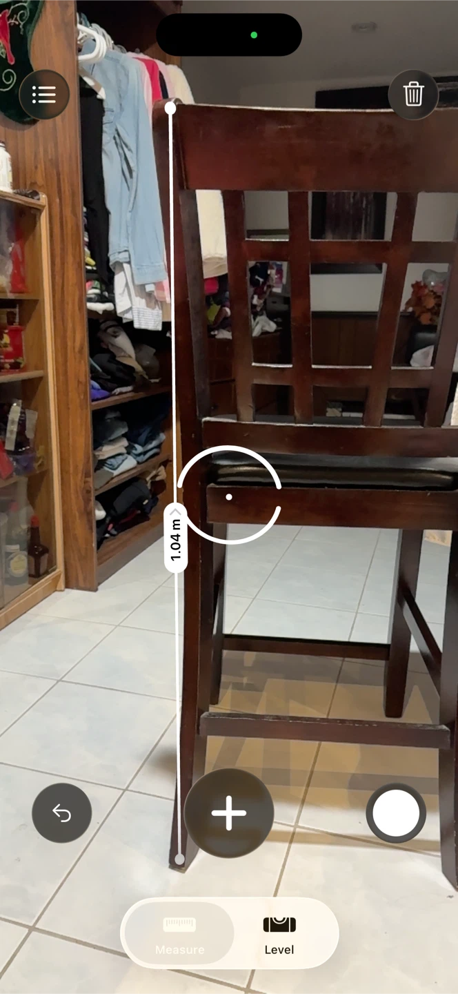 3 Pcs Dark Wood Bar Stool with Black Seat - photo 3
