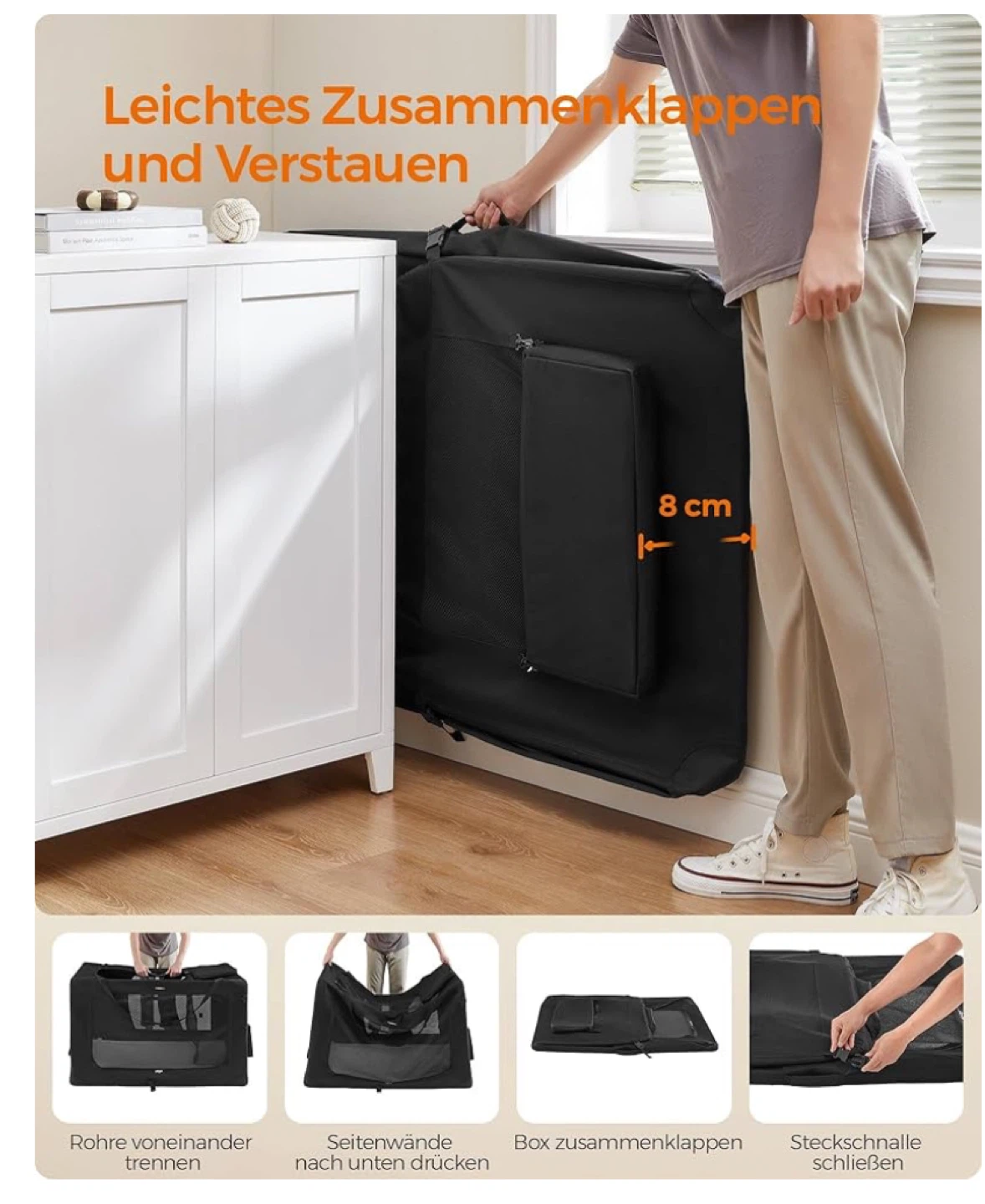 Feandrea Foldable Dog Transport Box XXXL - photo 4