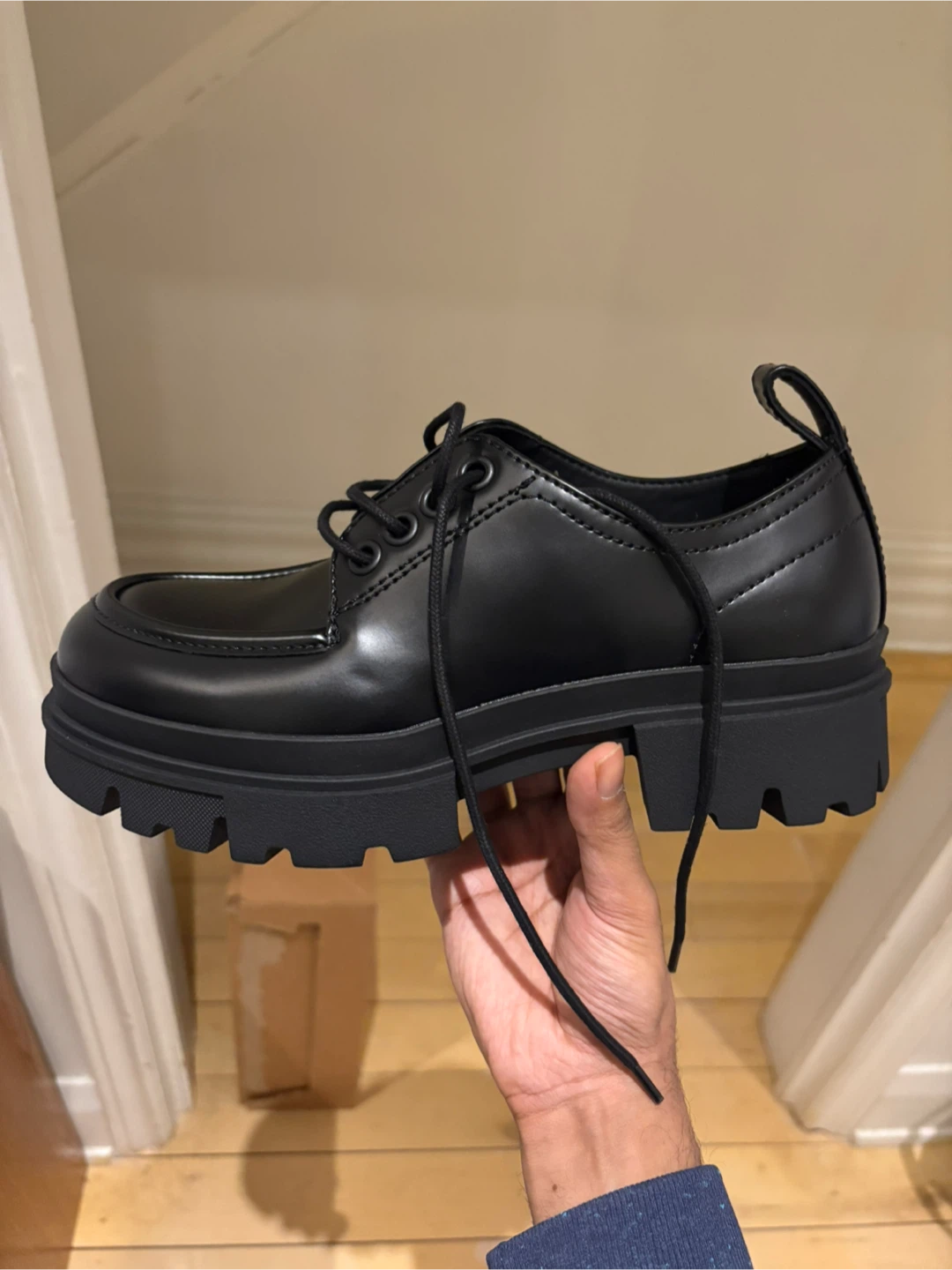 Zara Black Chunky Sole Shoes Tags intact!
