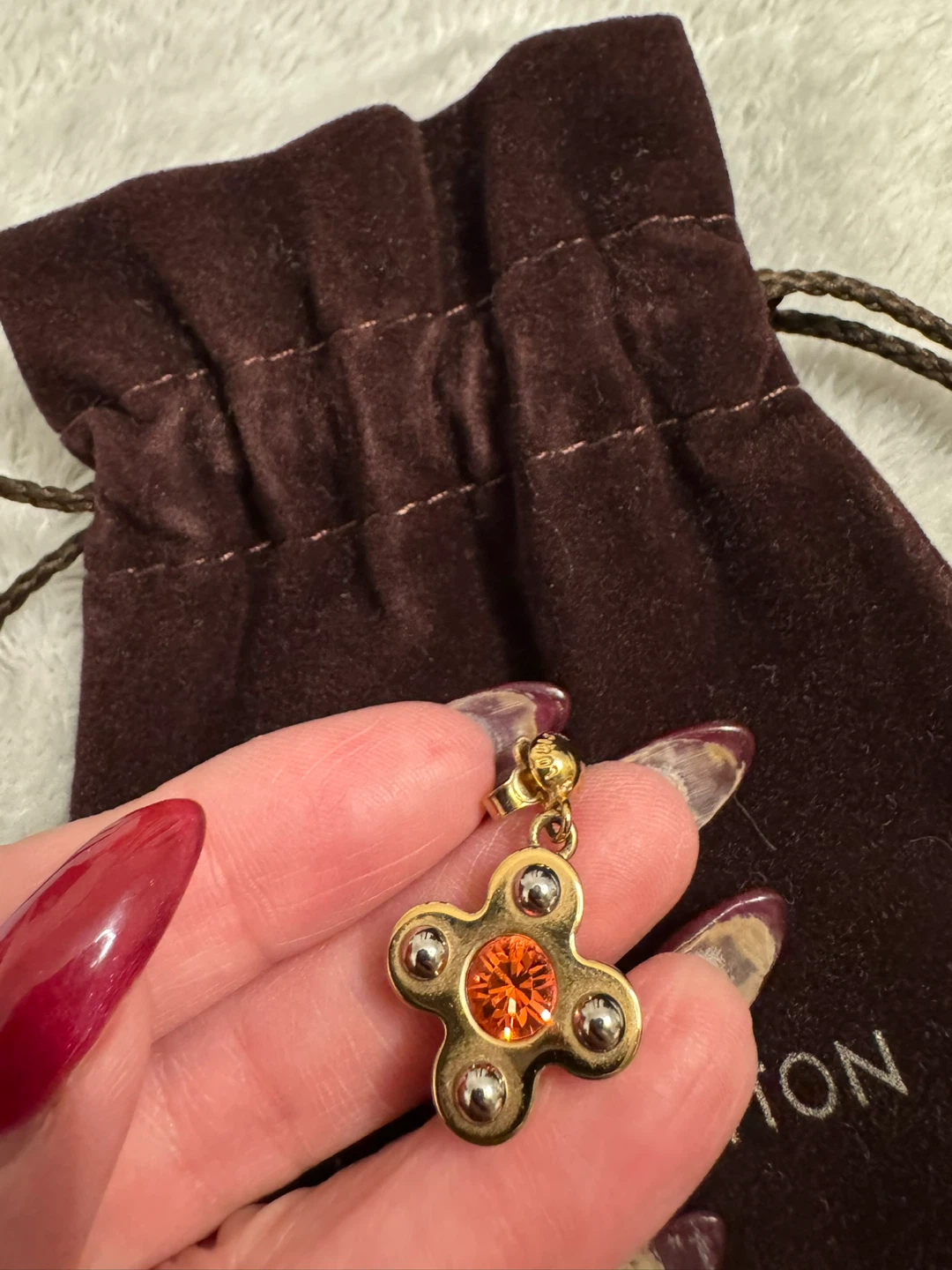 Authentic Louis Vuitton Interchangeable Earrings - photo 3