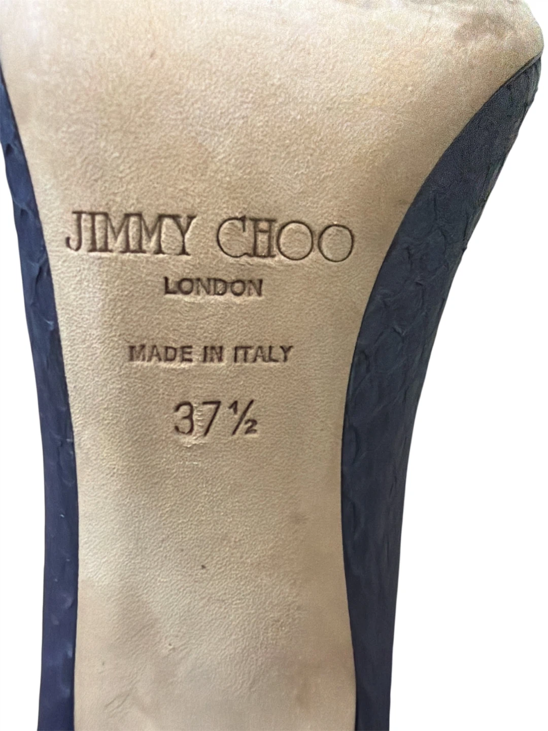 Jimmy Choo "Anouk" Snakeskin Pumps Size 37.5 - photo 4