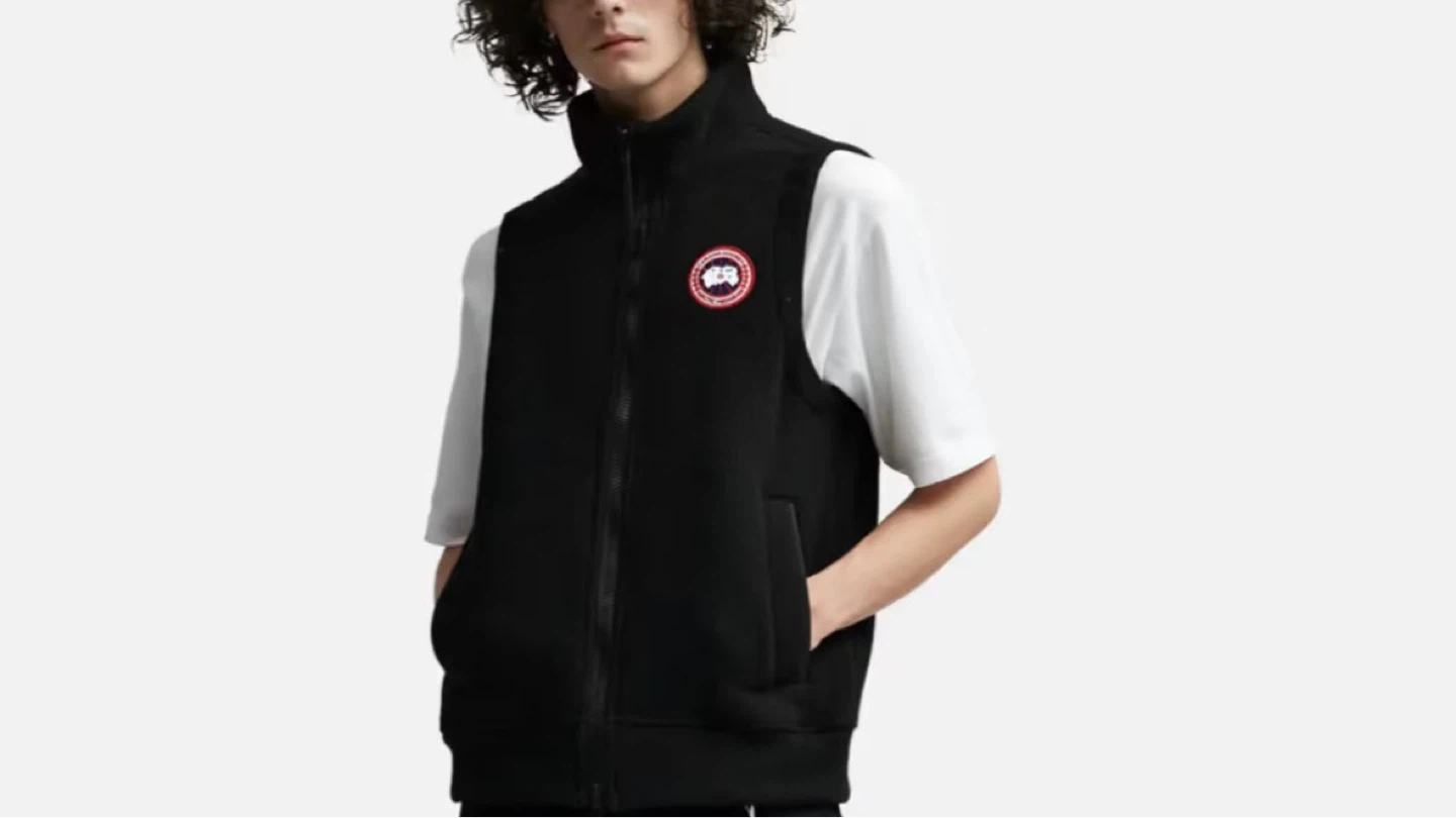 Brand New Canada Goose Mersey Kind Fleece Vest - Black - photo 2
