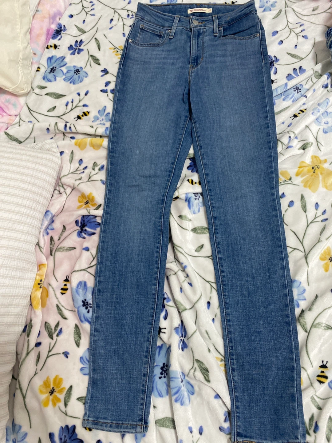 Levi's 721 High Rise Skinny Jeans Size 26