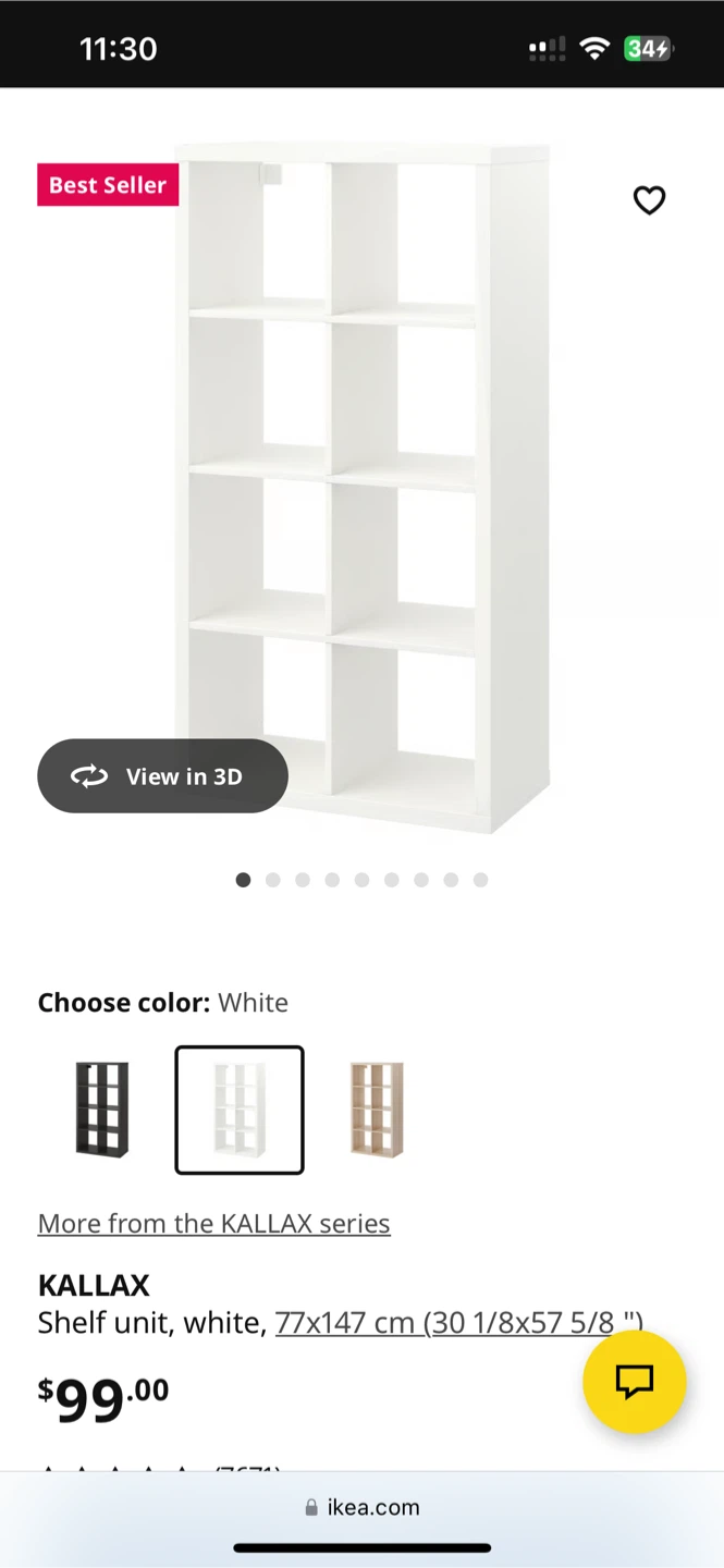 IKEA KALLAX Shelf Unit - photo 2