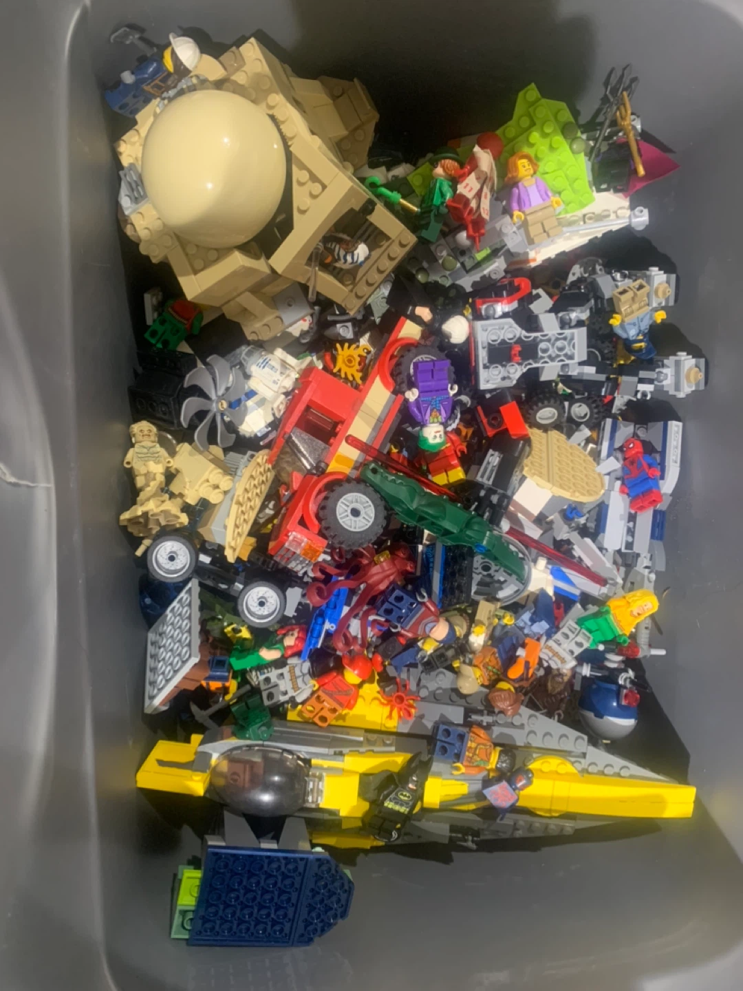 LEGO BIN SALE CITY,STAR WARS,DC,MARVEL