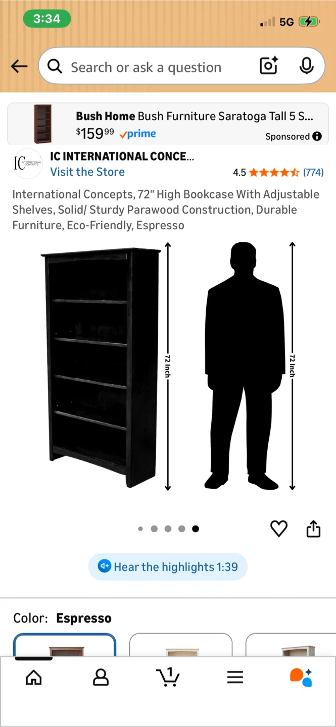 Room & Board Woodwind 8-Shelf Bookcase - photo 4