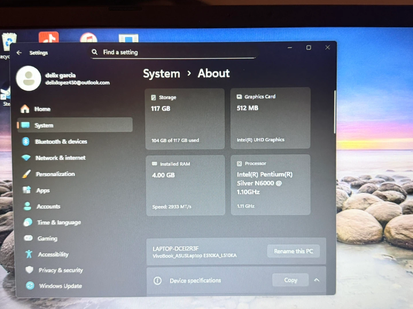 ASUS VivoBook Laptop E510KA - photo 3