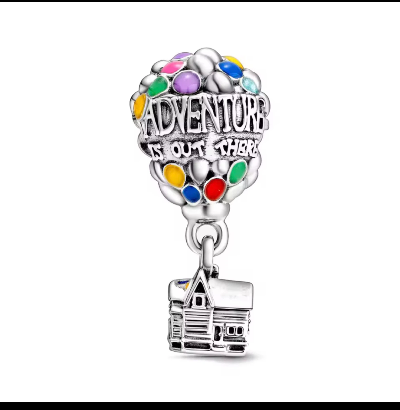 🥕Sterling Silver "Adventure is Out There" Hot Air Balloon Charm