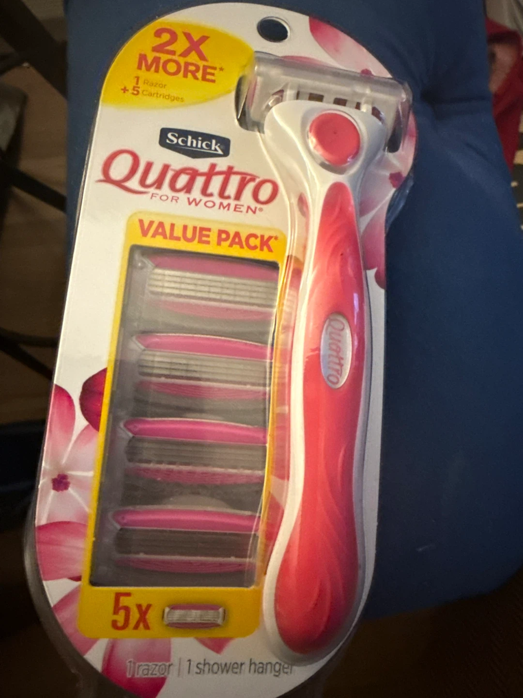 Schick Quattro for Women Razor Value Pack with 5 Cartridges