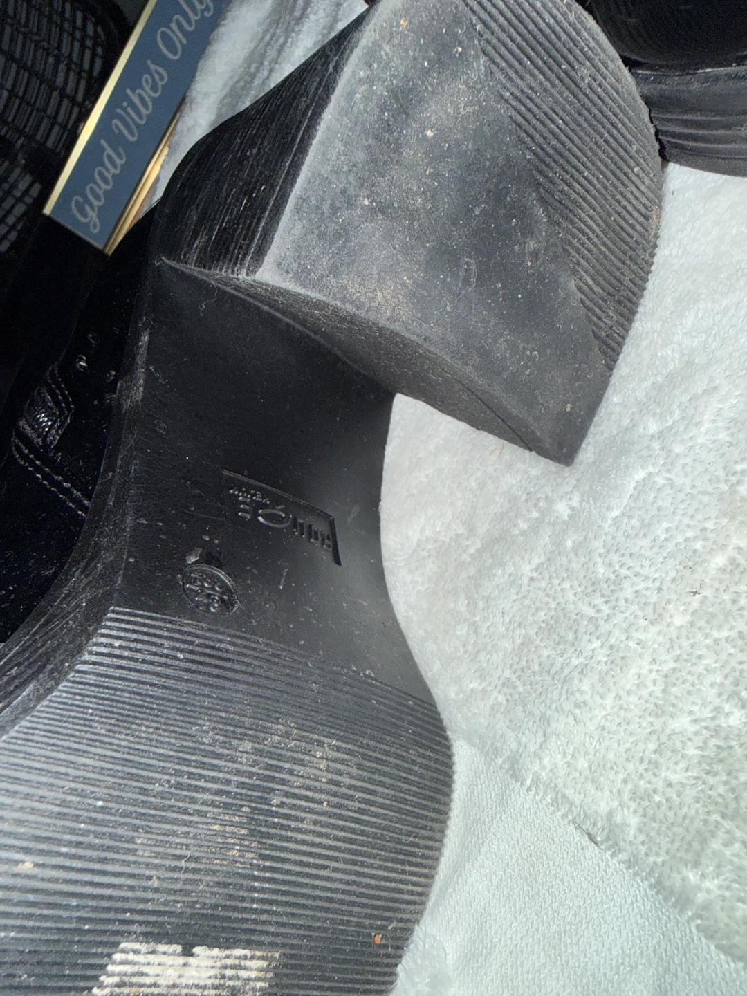 Black Patent Platform Ankle Boots - photo 3