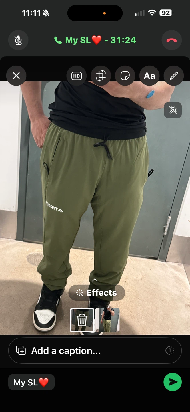 Adidas Terrex Track Pants - Green - photo 2