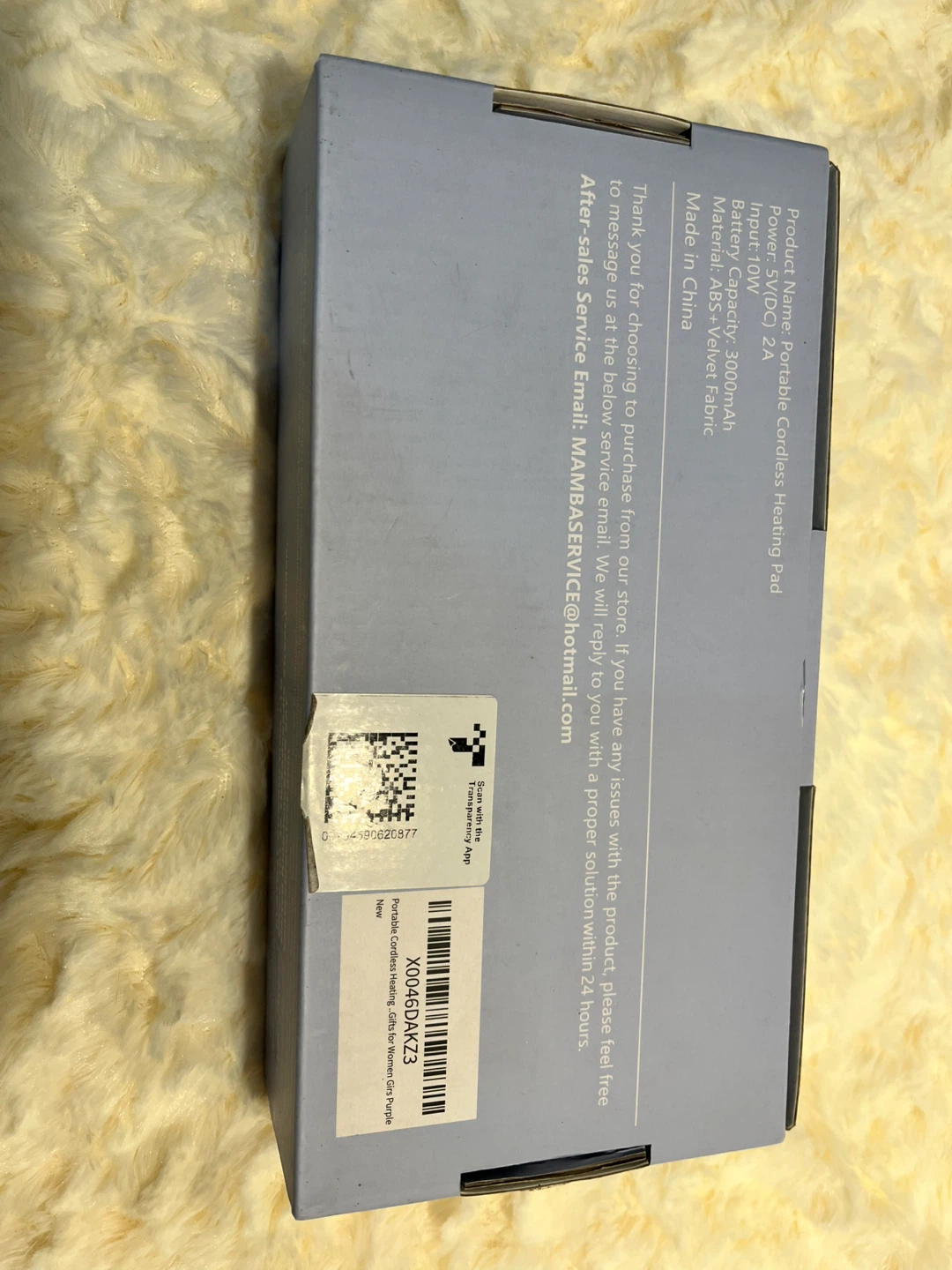 BouzaFoFa Portable Cordless Heating Pad - photo 2