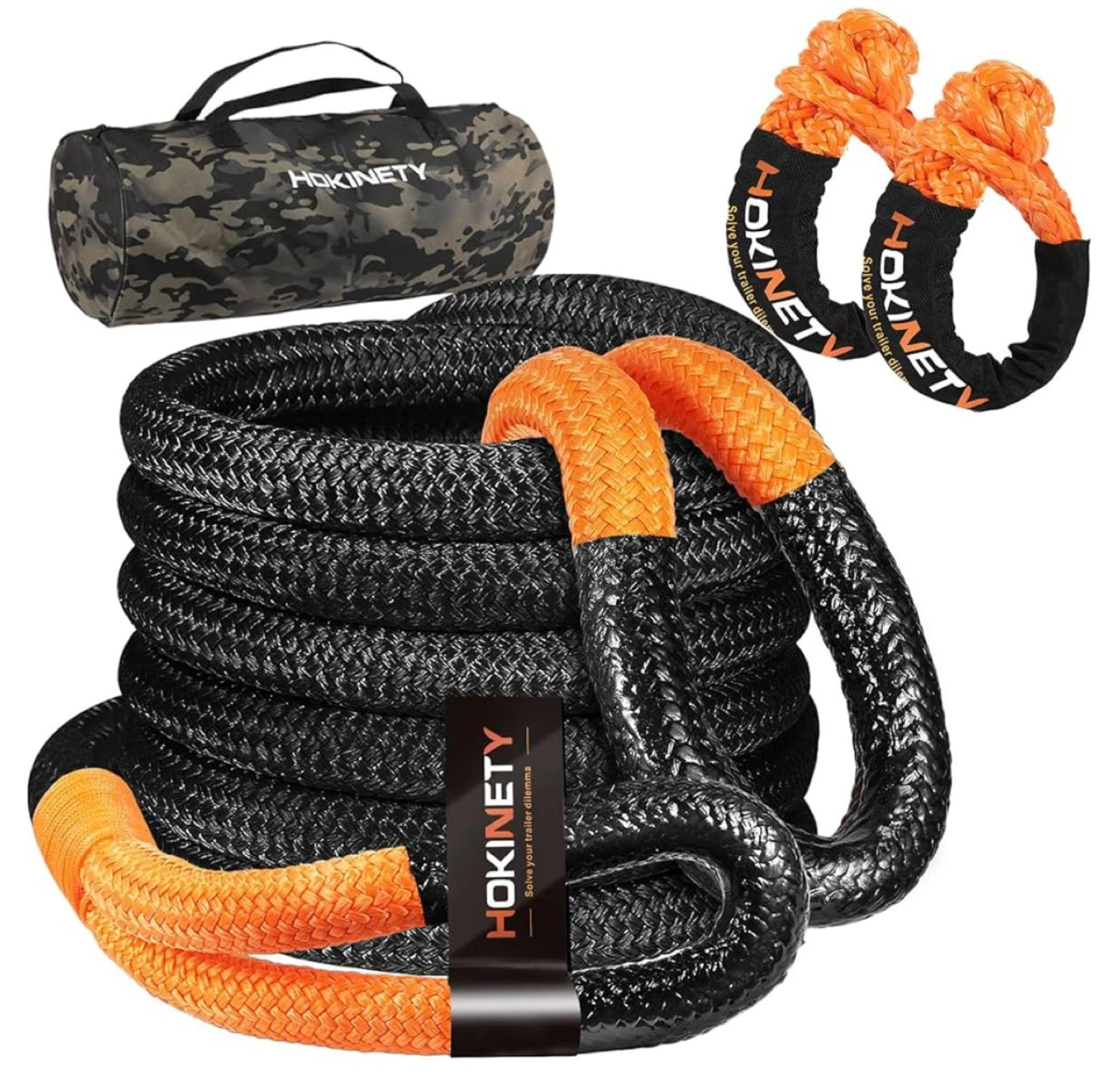 HOKINETY Kinetic Recovery Rope with Storage Bag