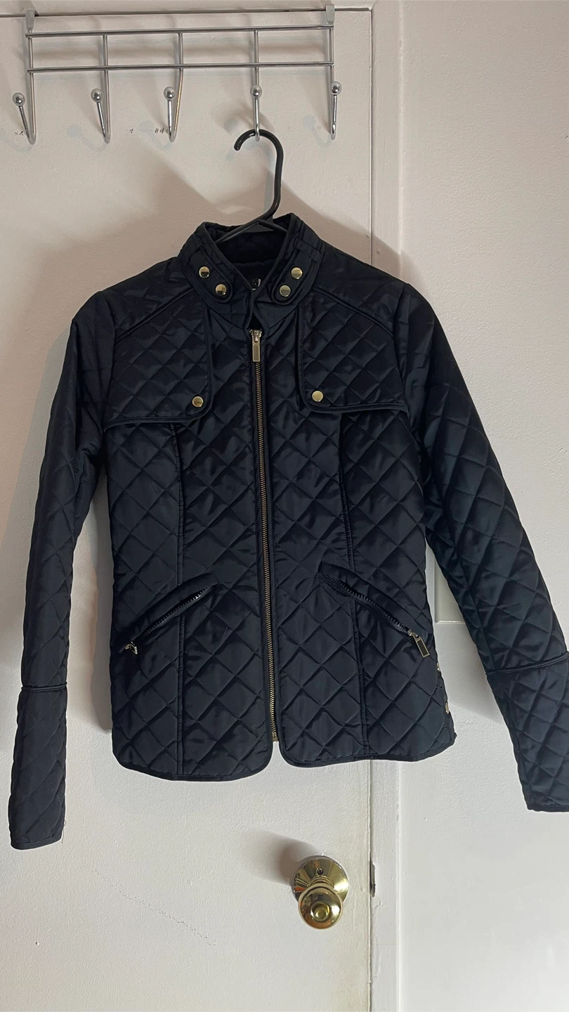 Atmosphere Quilted Jacket Black Size 6 🥕