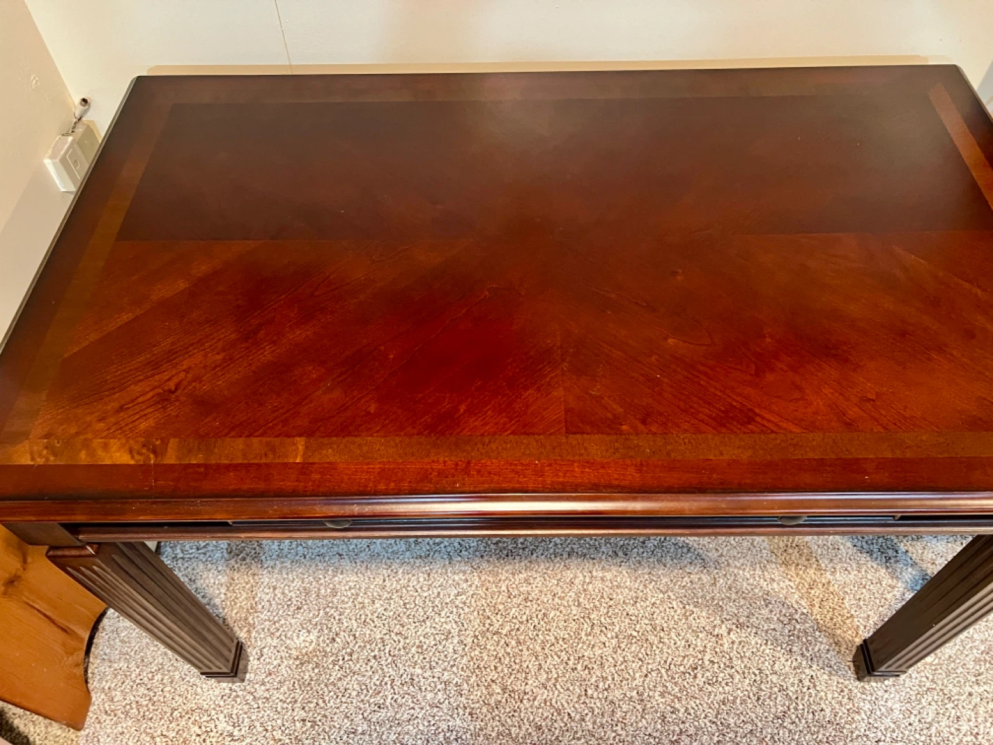 Wooden Desk with Keyboard Drawer - photo 2