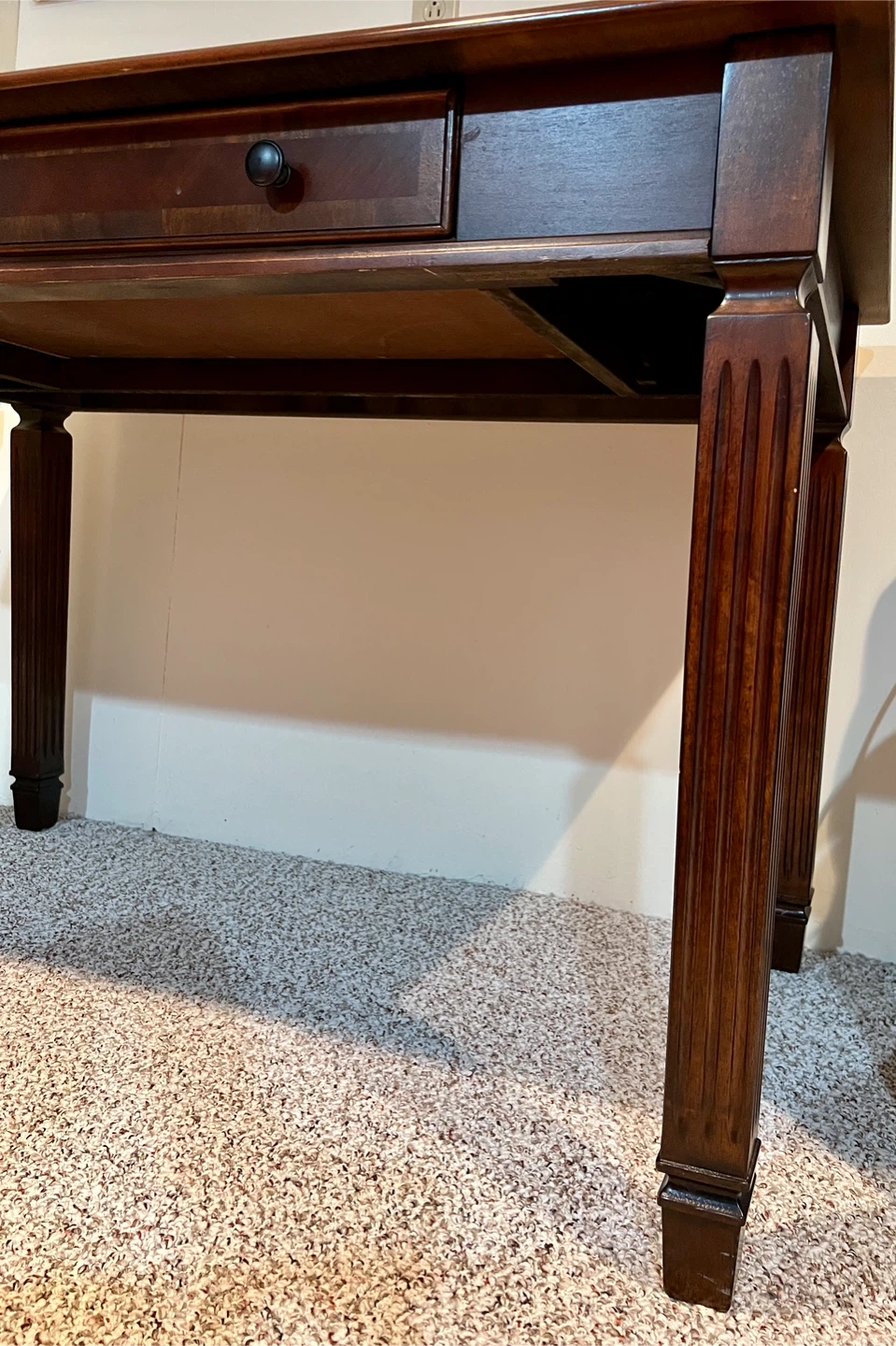 Wooden Desk with Keyboard Drawer - photo 4