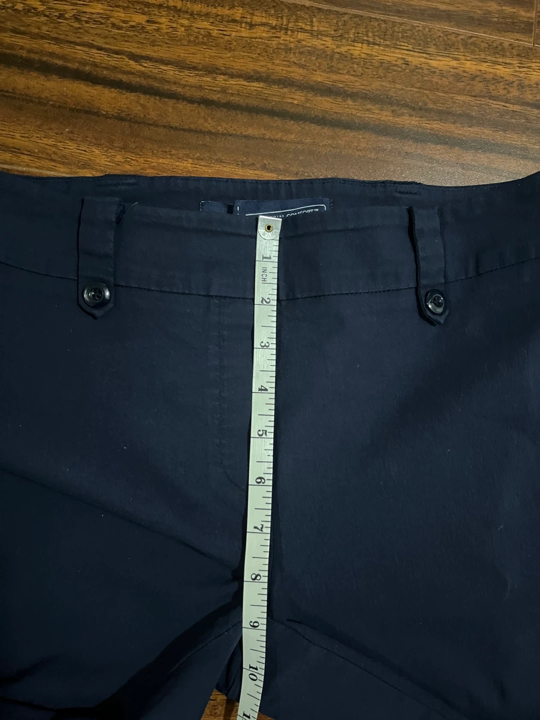 Reitmans women’s 7 pants, straight leg, navy blue - photo 5