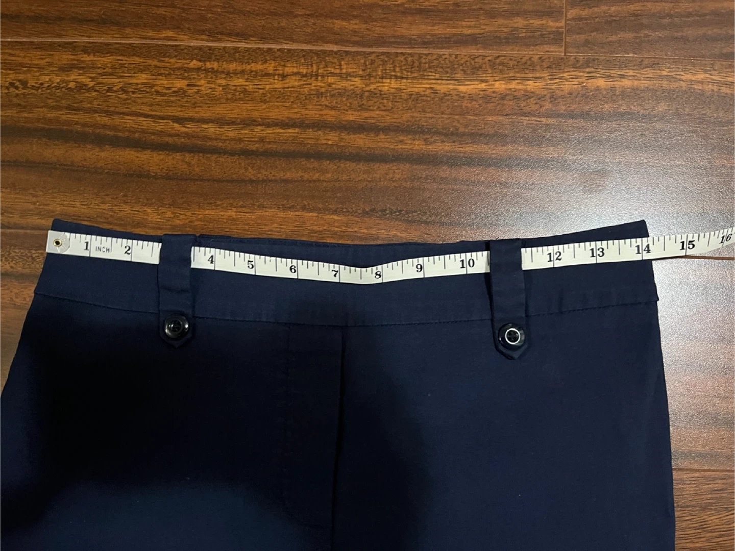 Reitmans women’s 7 pants, straight leg, navy blue - photo 4