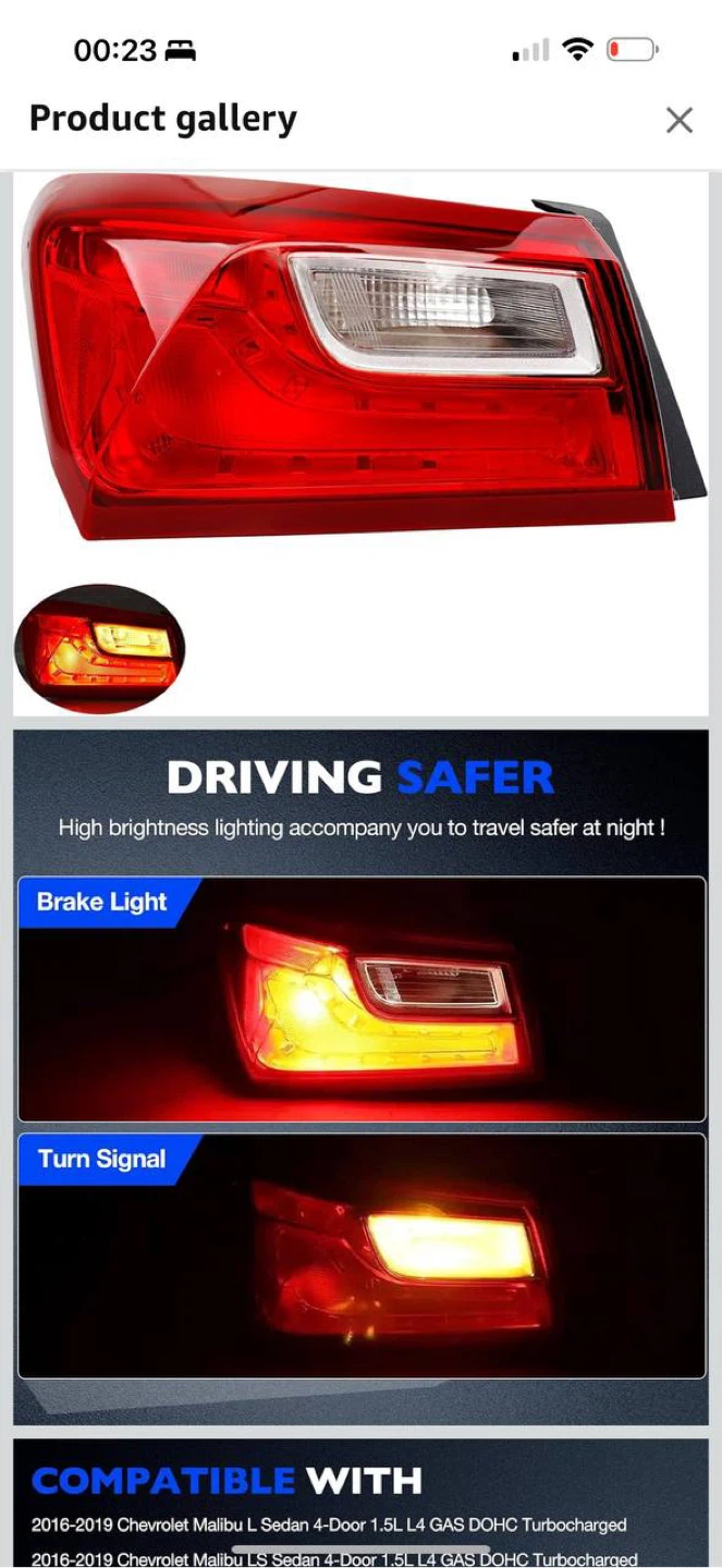 Misakomo Rear Left Tail Light Assembly for 2016/18 - photo 2
