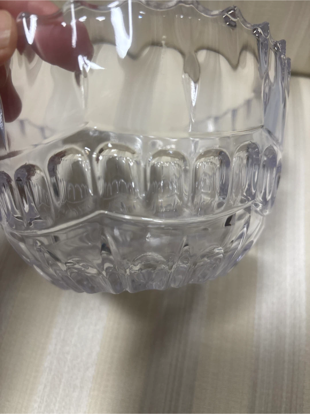 Clear Glass Decorative Bowl - photo 3