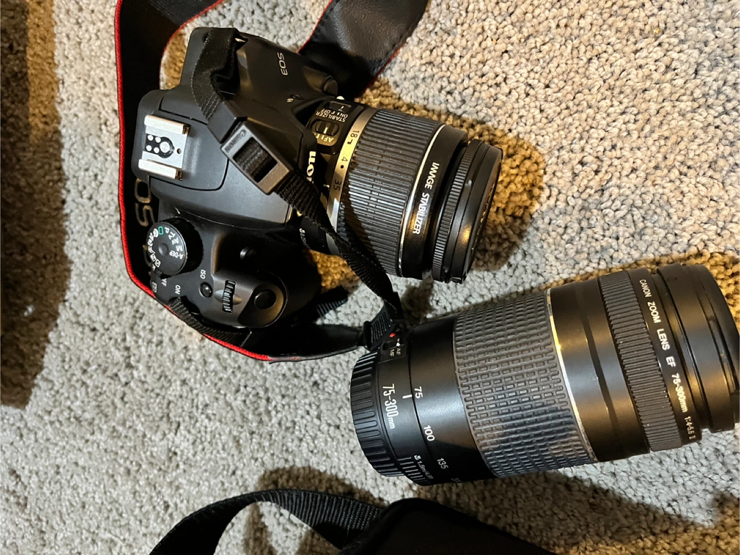 Canon EOS Rebel XS 1000D Digital Camera with 2 Lenses