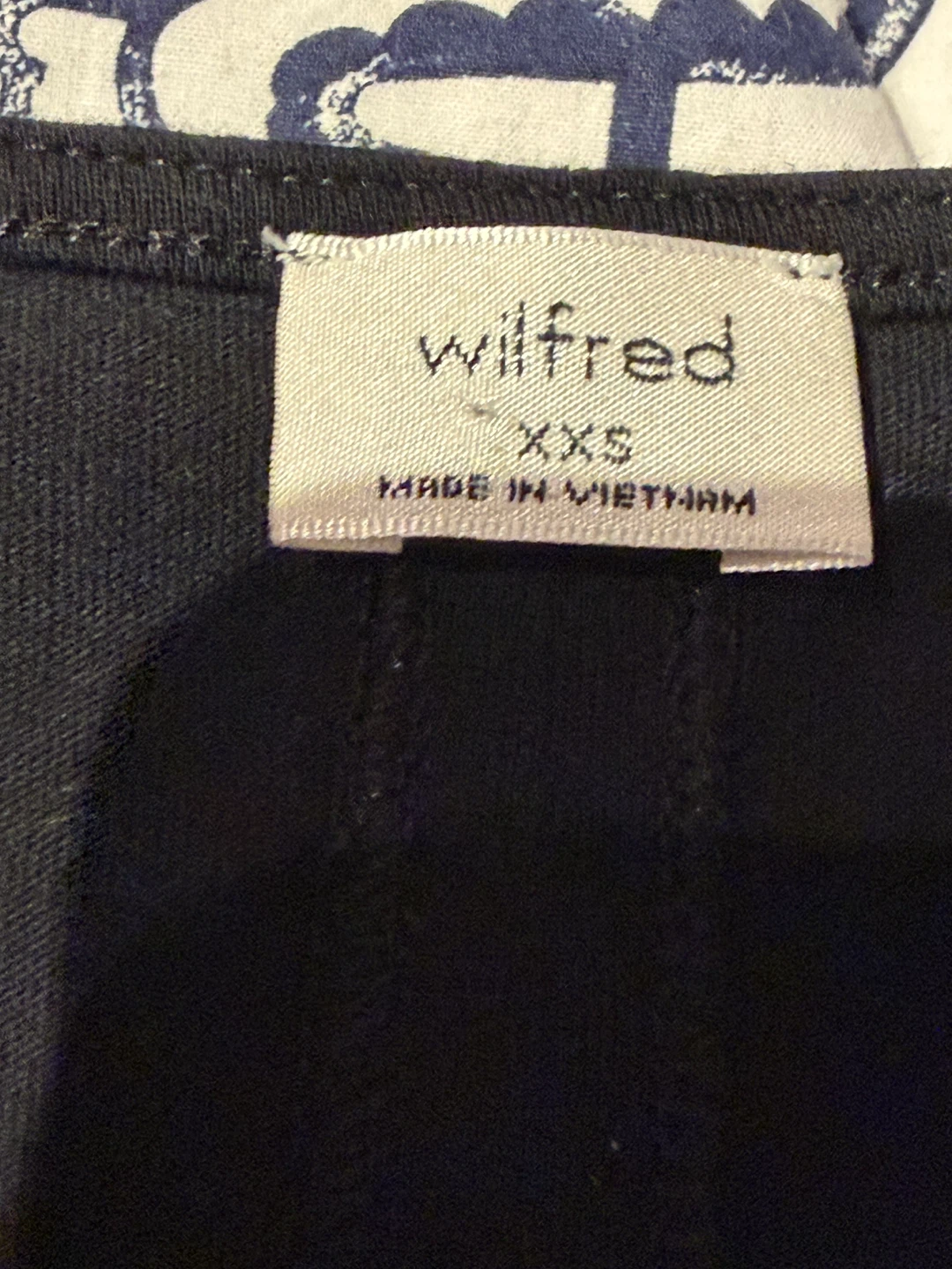 Wilfred Black Ruched Midi Dress - photo 3