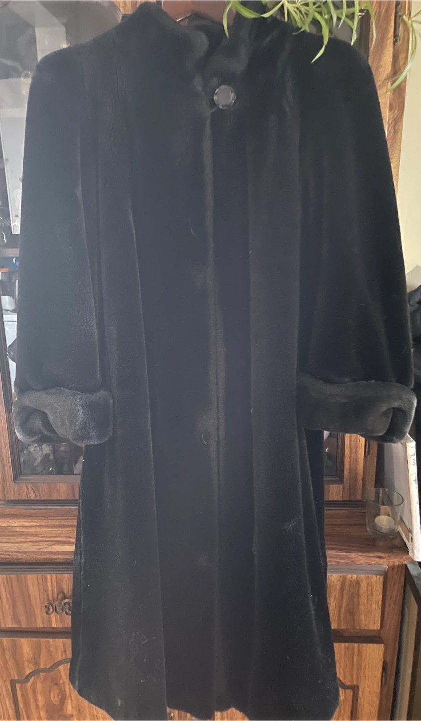 Faux Fur Coat BLACK (worn once) by Princess Garment Limited - photo 2