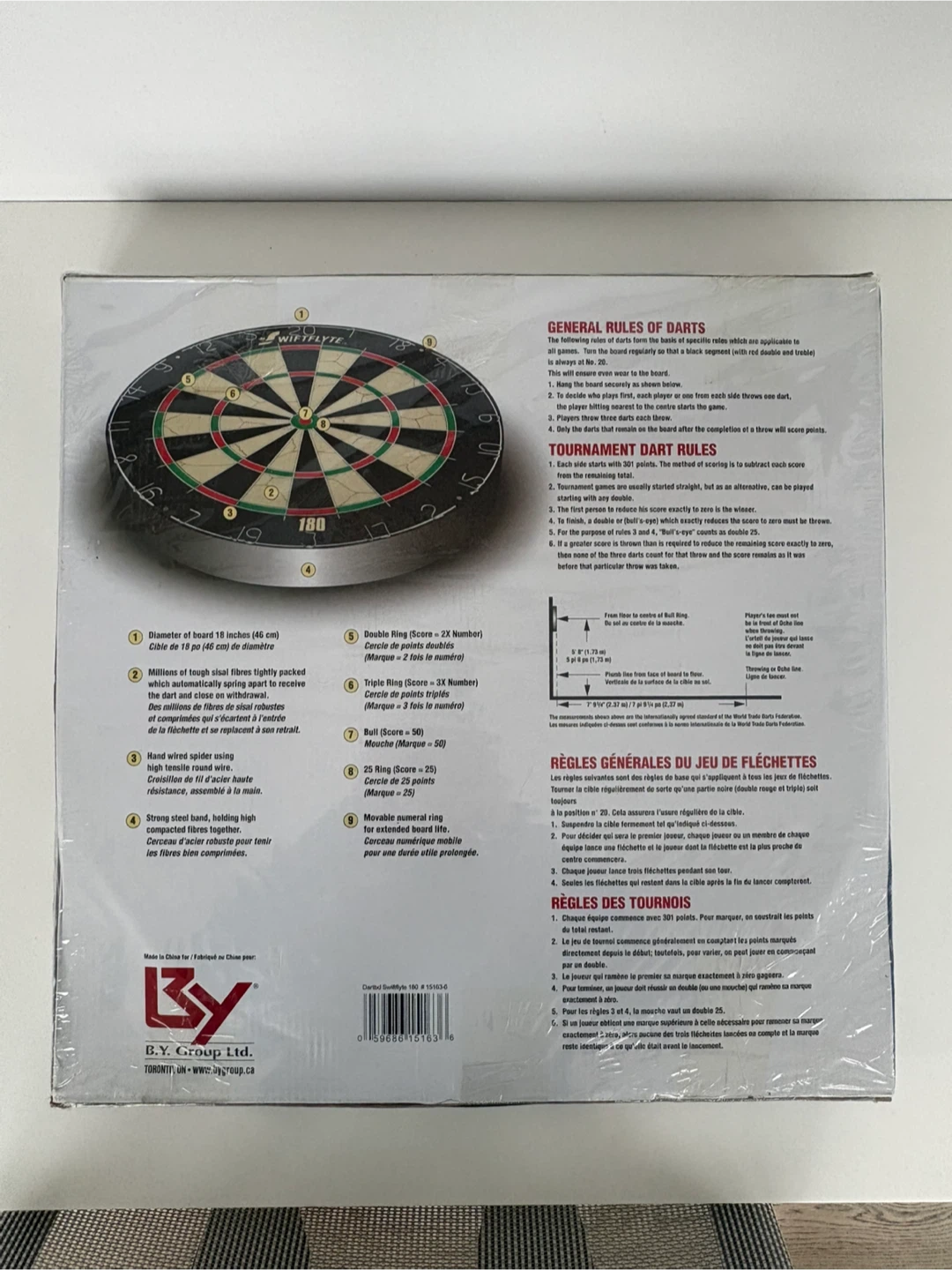 SWIFTFLYTE 180 Bristle Dartboard - photo 3