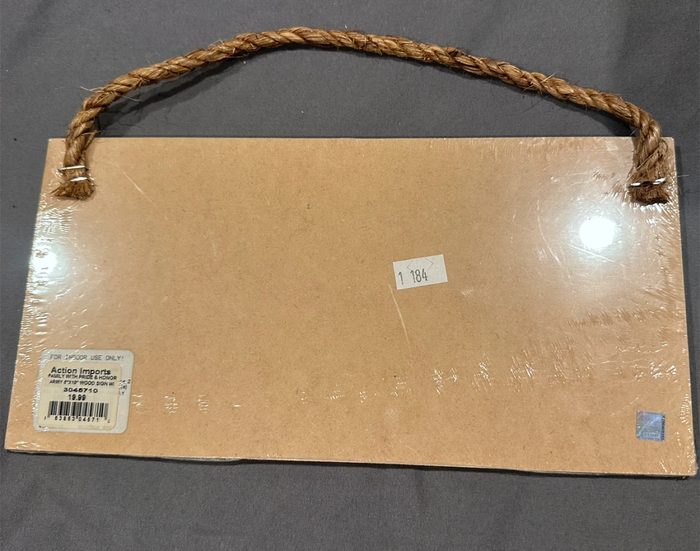 U.S. Army "Family With Pride And Honor" Wood Sign - photo 3